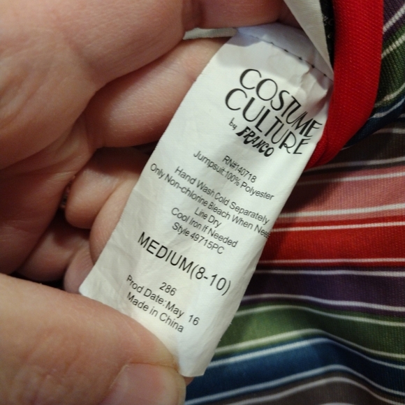 Seed Of Chucky Iconic Good Guy Overalls Halloween Costume Kid's M (8-10) Cosplay - Picture 4 of 7